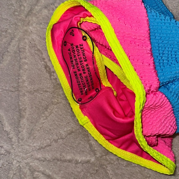 Vibrant Pink and Blue Women's Bikini Set - Picture 5 of 5